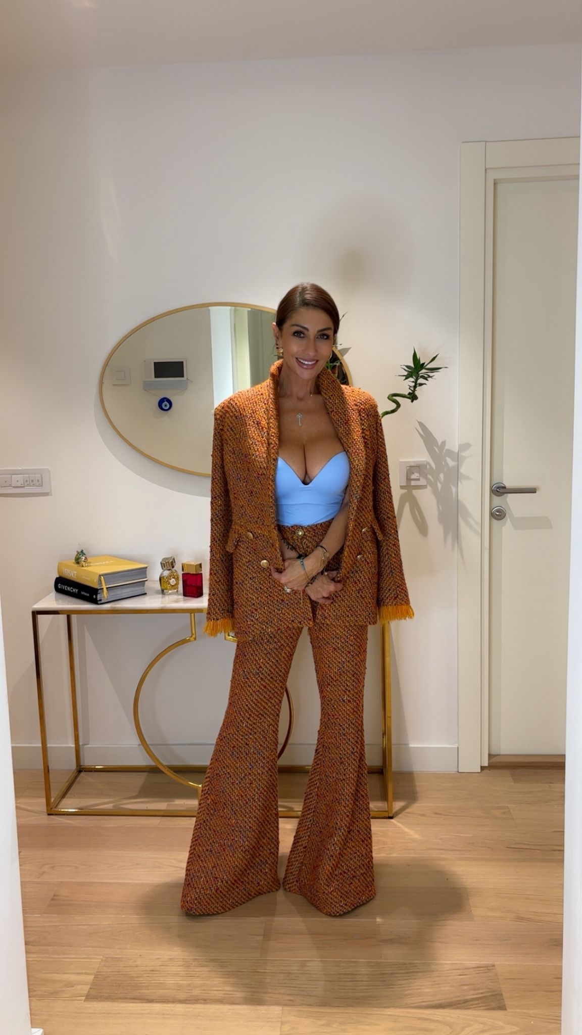 Mystic Sapphire - Tweed Suit