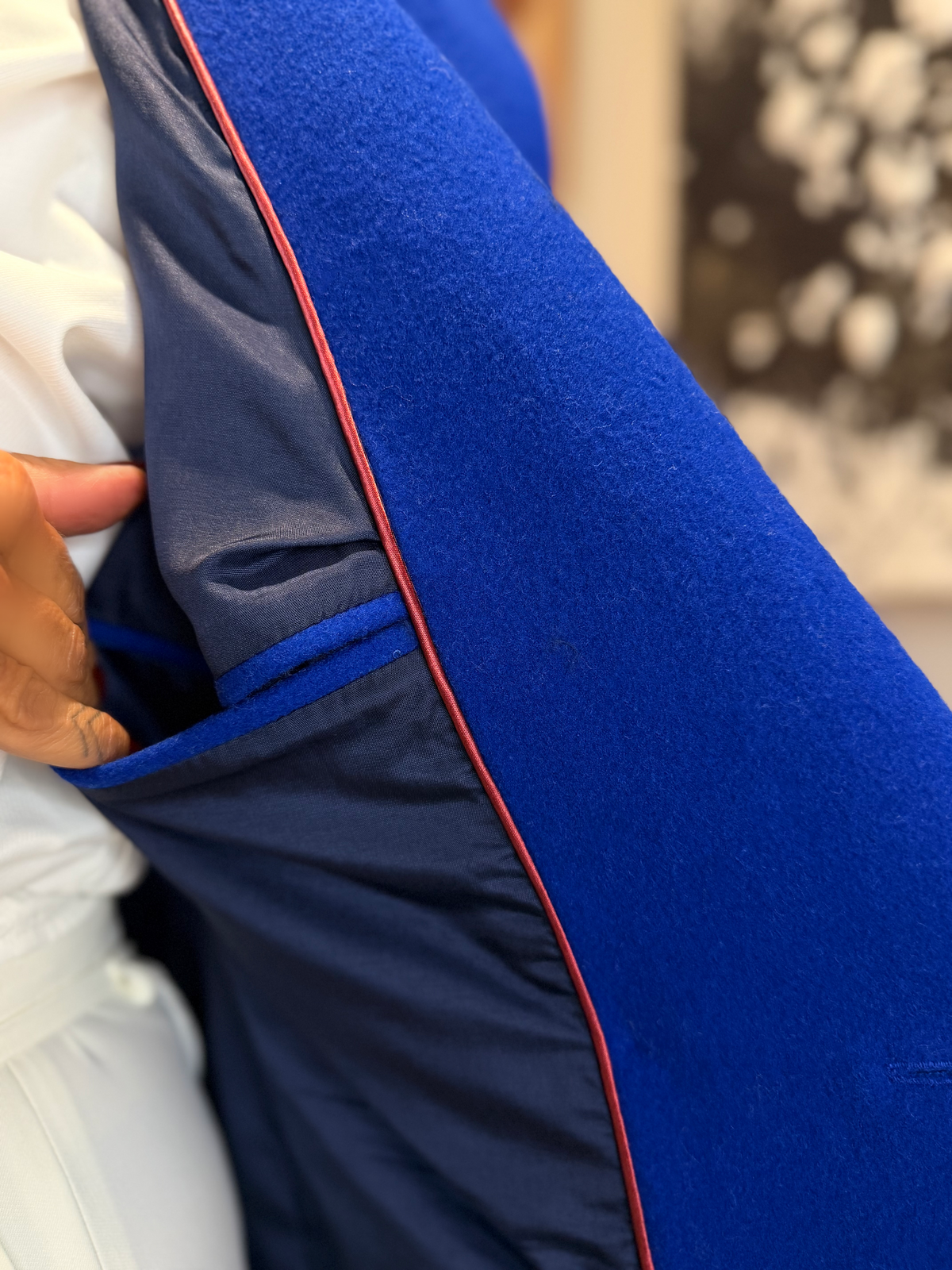 SUZANA PERIĆ ROYAL BLUE SIGNATURE COAT