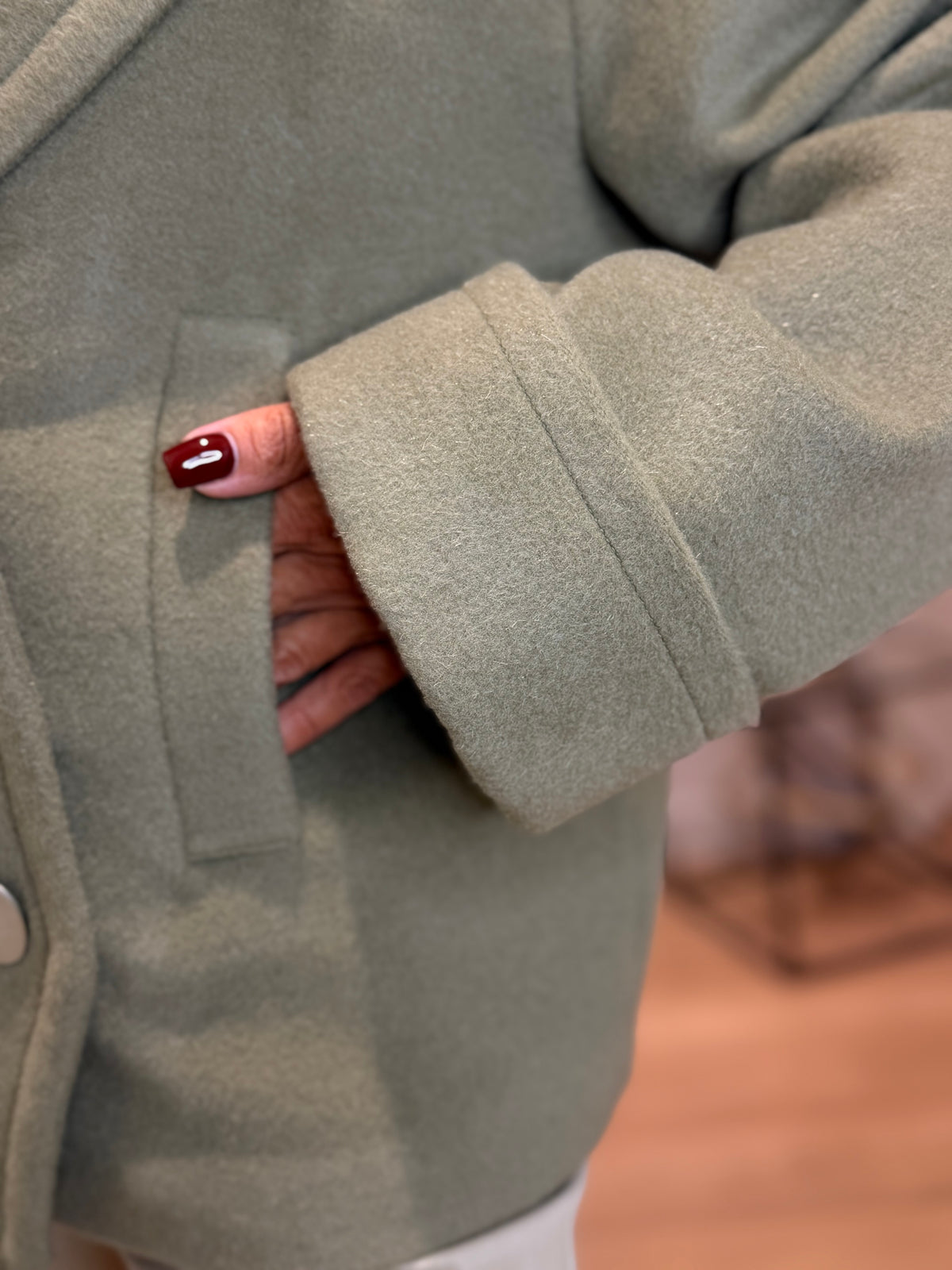 SUZANA PERIĆ OLIVE COCOON COAT